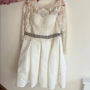 Elegant Lace Long Sleeve Dress